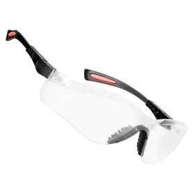 Safety Glasses, Anti-Fog and Scratch-Resistant Clear Lens, Safety Goggles with Adjustable Length and Angle