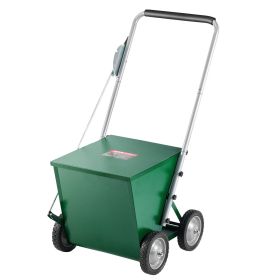 Dry Line Marker, 4-Wheel, 2 or 4 in Lines, Field Dry Line Chalker, Adjustable Line Marker, with Rubber Adjustment Handle, 65 lbs Large Powder Cap