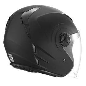 Motorcycle Helmet, 3/4 Open Face, Adult Motocross Dirt Bike Helmet with Clear Visor