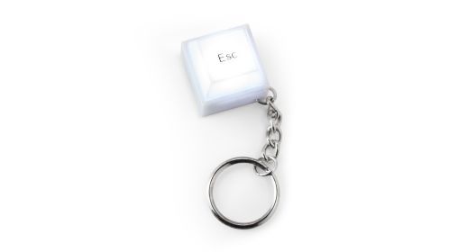 ESC Keyboard Stainless Keychain for Budget Friendly with Light LED Action