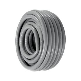 1/2-Inch Flexible Electrical Conduit, 100 ft, PVC Liquid-Tight Conduit Non-Metallic with 5 Straight and 5 90-Degree Conduit Connector Fittings