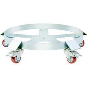 55 Gallon Heavy Duty Drum Dolly, 1250lbs Load Capacity, Barrel Dolly Cart Drum Caddy