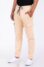 Cargo Jogger Sweats (Color: Black, size: S)