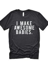 Awesome Babies Tee (Color: Red, size: 2XL)