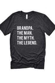 Grandpa Tee (Color: Deep Heather, size: 2XL)